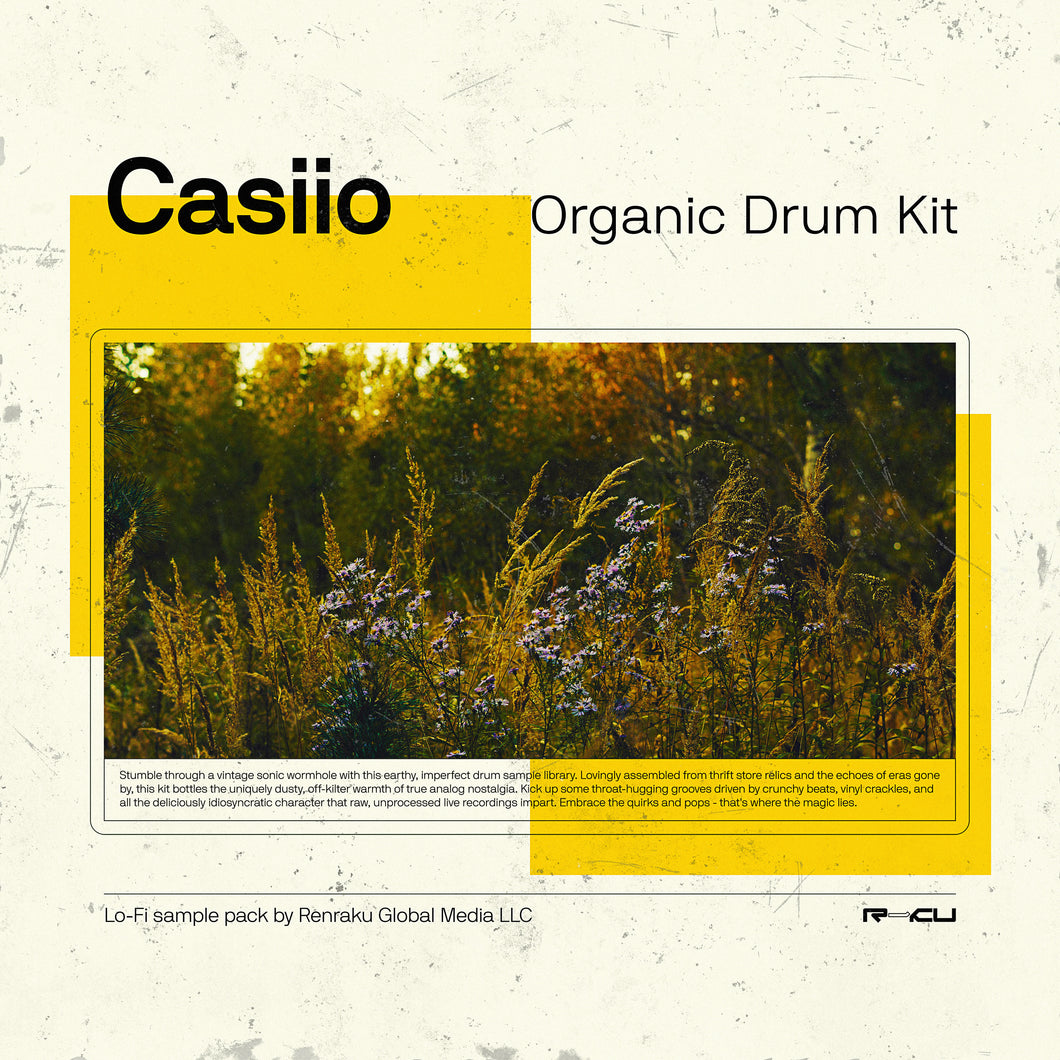 Casiio - Organic Drum Kit - Sample Pack